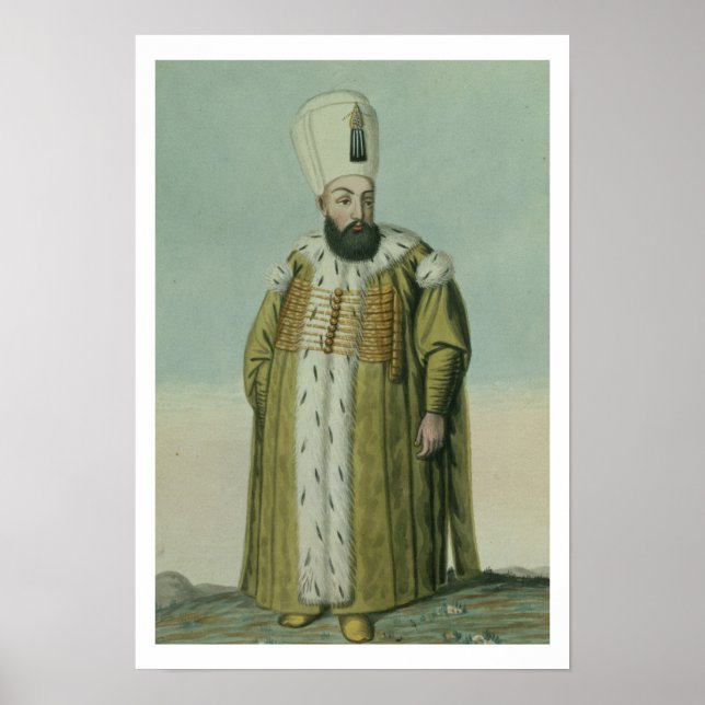 Poster Amurath (Murad) III (1546-95) Sultan 1574-95, de (Frente)