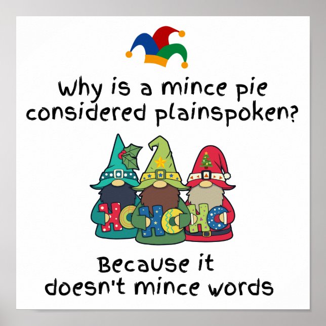 Poster Amusing Plainspoken Mince Piada (Frente)