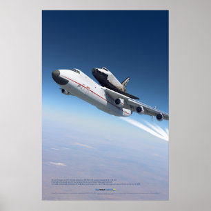 Poster An-225 Mriya & Buran no Céu