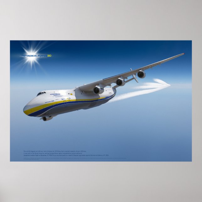 Poster An-225 Mriya: Lenda dos Céus Pôster 3D (Frente)