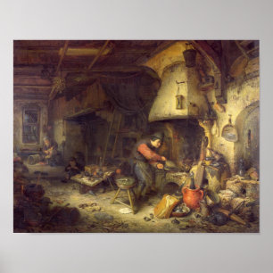 Póster An Alchemist, 1611