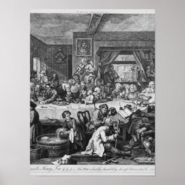 Póster An Election Entertainment, 1755 (Frente)