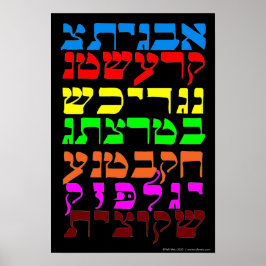 Poster Ana B' Koach nas sete cores