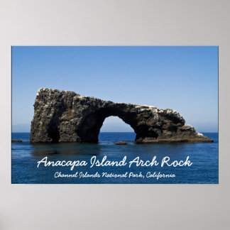 Poster Anacapa Island Arch Rock
