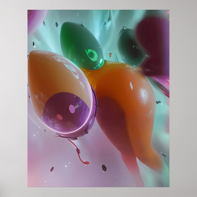 Poster AnachroTechnocracy - Ken Gage Abstract (Frente)