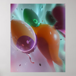 Poster AnachroTechnocracy - Ken Gage Abstrato