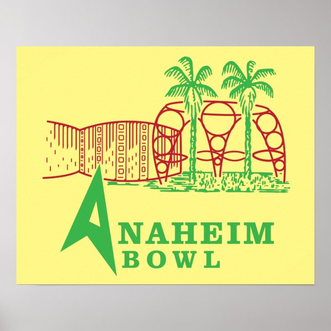 Poster Anaheim Bowl (Frente)
