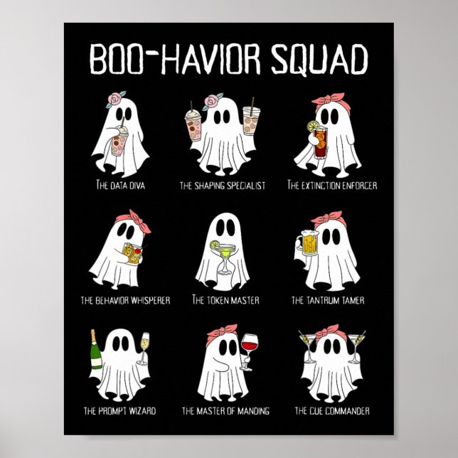 Poster Análise de Comportamento de Esquadrão de Boo Compo (Frente)