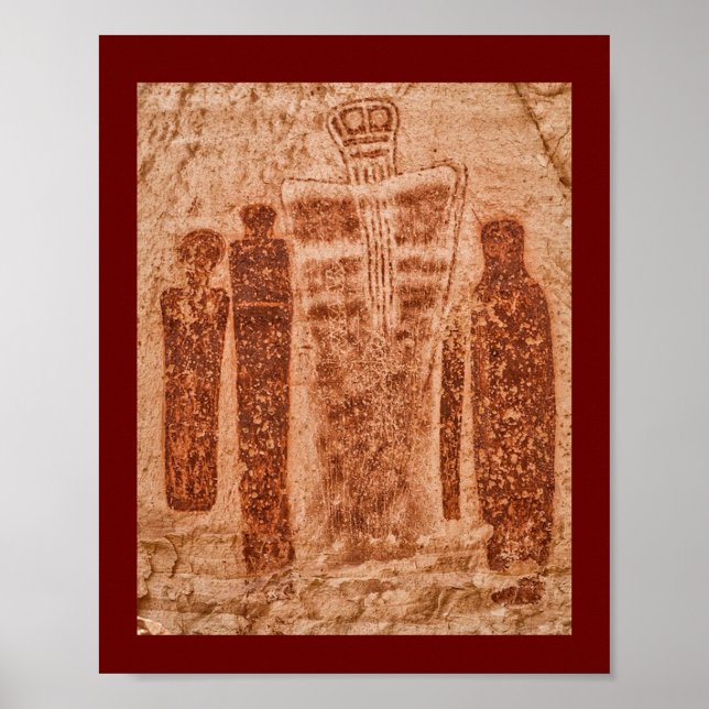 Poster Anasazi Rock Art (Frente)