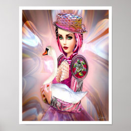 Poster Anatidae Cyborg e Swan