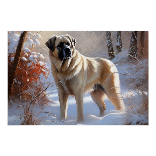 Póster Anatólia Shepherd Deixou nevar o Natal (Frente)