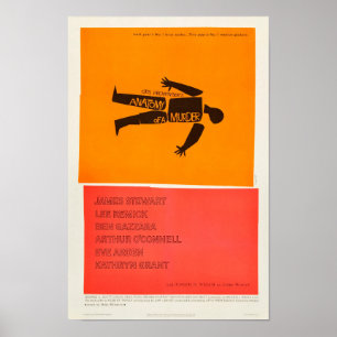 Poster Anatomia de um Assassinato - Vintage Filme