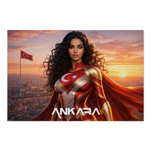 PÓSTER ANCARA - TURQUIA (Frente)