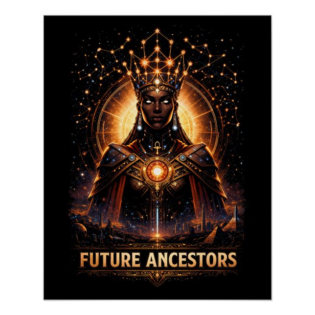 Póster Ancestrais Futuros (Frente)
