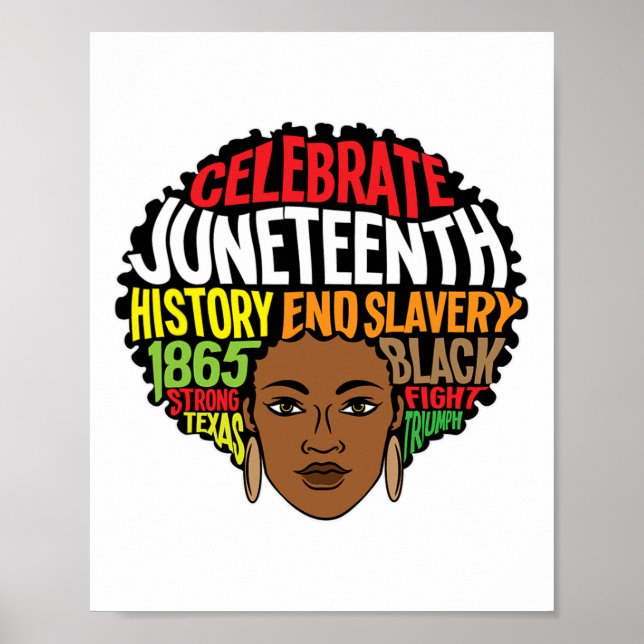 Poster Ancestral Afro Melanin (Frente)