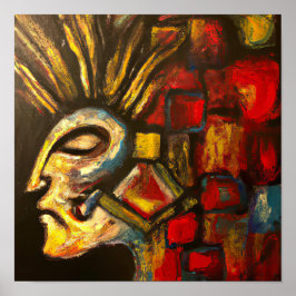 Poster Ancestralidade Radiante: Um Prismo do Legado Maio