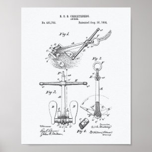Poster Anchor 1892 - Livro Branco sobre as Patentes
