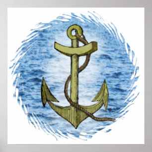 Poster Anchor plain 20X20
