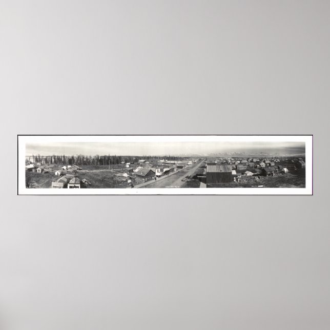 Póster Anchorage, Alasca, Fotografia de 1916 Yard (Frente)