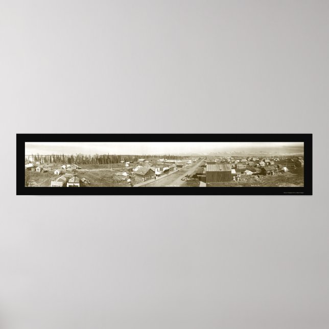 Poster Anchorage, Alaska Photo 1916 (Frente)