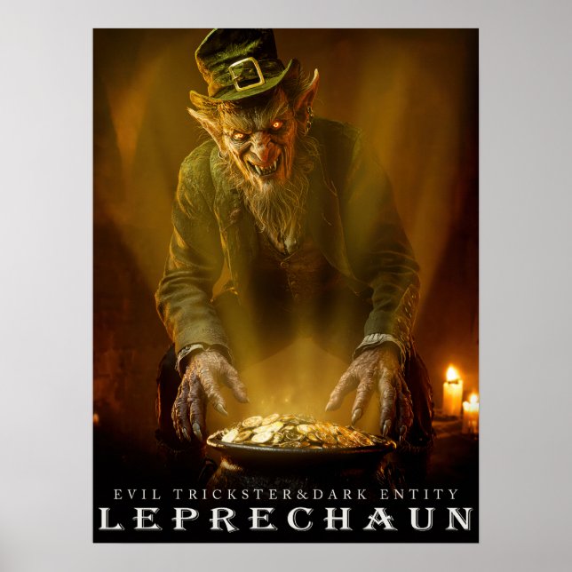 Poster ANCIENT BEAST & CREATURES: The Leprechaun (Frente)