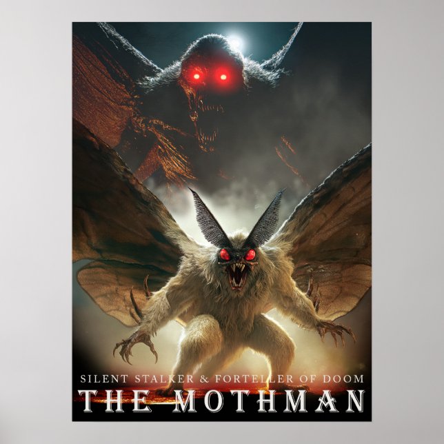 Poster ANCIENT BEAST & CREATURES: The Mothman (Frente)