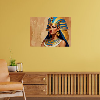 Poster Ancient Egyptian Pharaoh Art – Timeless Pharaonic