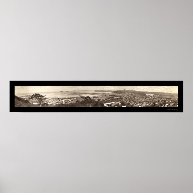 Poster Ancon Amador Panama Foto 1930 (Frente)