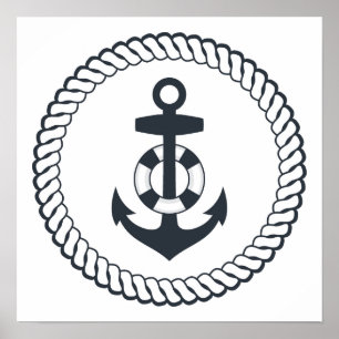 Póster Âncora de corte