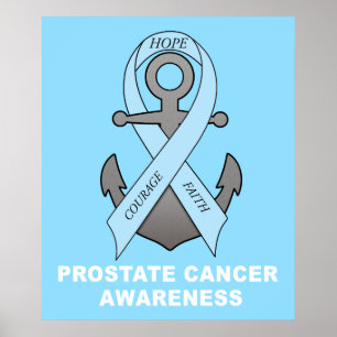 Poster Âncora do cancro da próstata da esperança