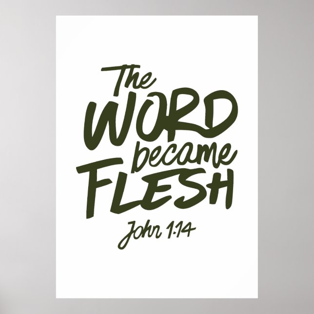 Poster And the Word became Flesh 2 (Frente)