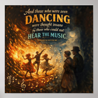 Poster And those were seen dancing