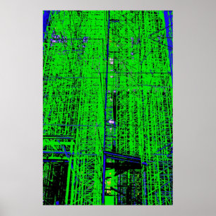 Póster Andaime verde