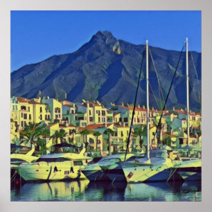Poster Andaluzia - MARBELLA - panorama