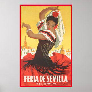 Póster Andaluzia, seville