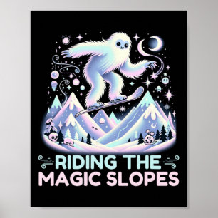 Poster Andando Pela Magia Snowboard Yeti Alpc