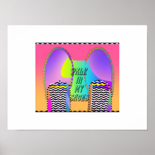 Poster Andar nos meus Calçados