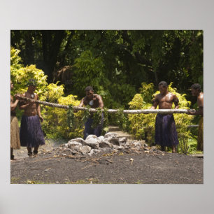Póster Andarilhos do fogo, Centro Cultural Polinésio, Vit