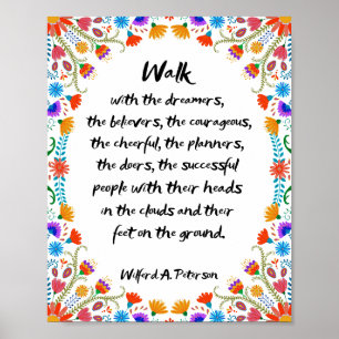 Poster Ande com os sonhadores, os crentes