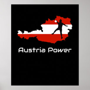 Poster Andebol - Áustria Power Austria Shirt