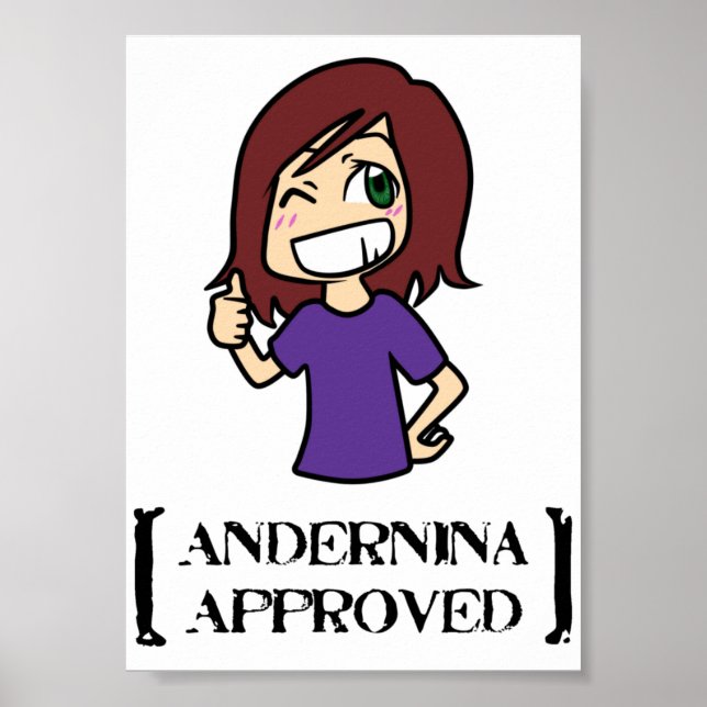 Poster Andernina aprovada (Frente)