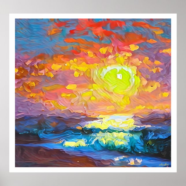 Poster Anders Artiontory~ "Italiano Sunrise" (Frente)