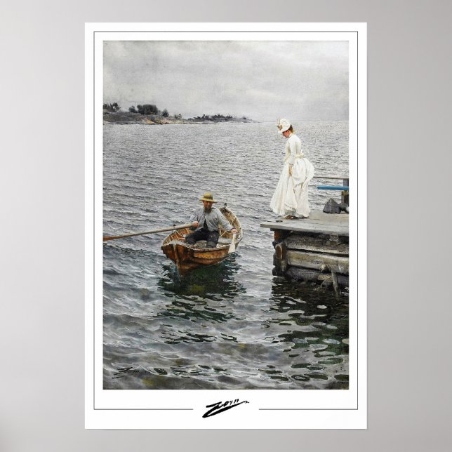 Poster Anders Zorn Zedign Cartaz de Arte #128 (Frente)