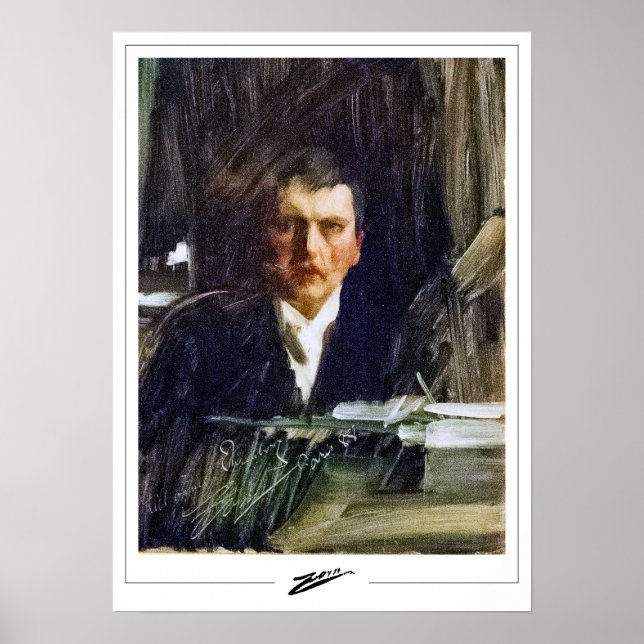Poster Anders Zorn Zedign Cartaz de Arte #13 (Frente)