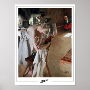Poster Anders Zorn Zedign Cartaz de Arte #178