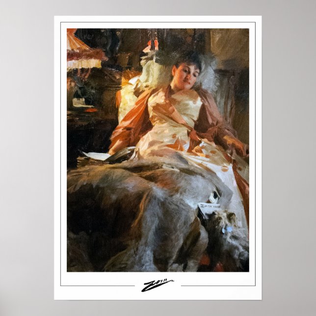 Poster Anders Zorn Zedign Cartaz de Arte #28 (Frente)