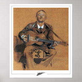Poster Anders Zorn Zedign Cartaz de Arte #376