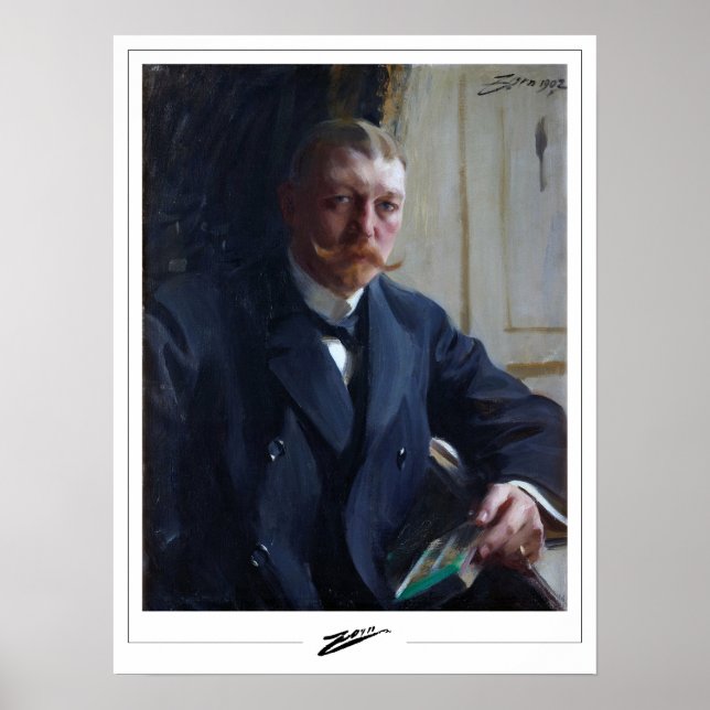 Poster Anders Zorn Zedign Cartaz de Arte #384 (Frente)