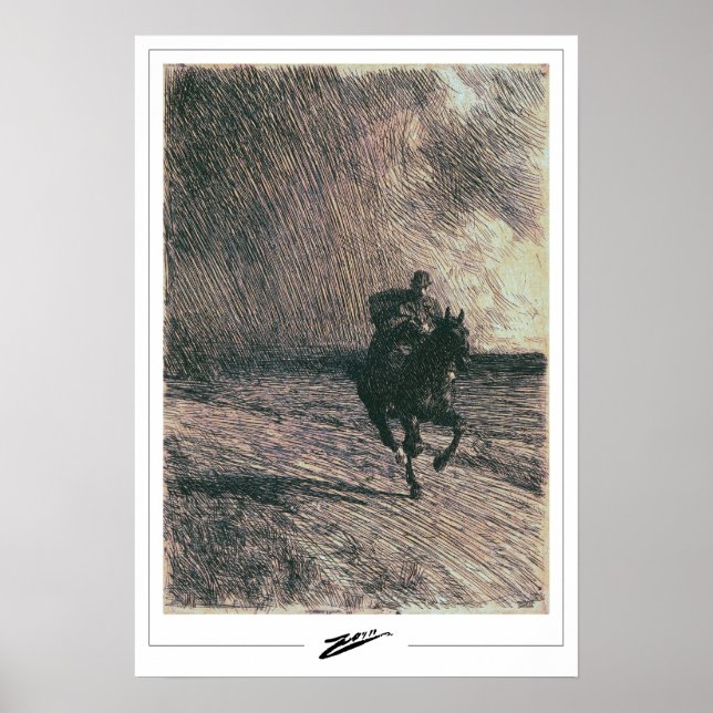 Poster Anders Zorn Zedign Cartaz de Arte #54 (Frente)