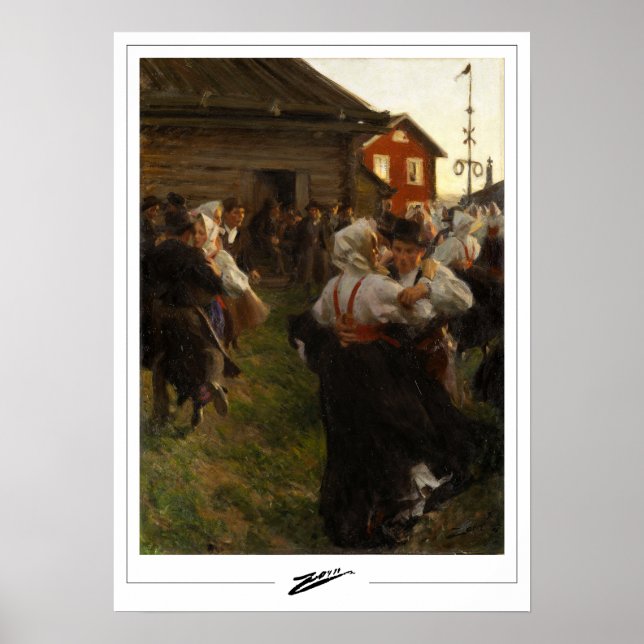 Poster Anders Zorn Zedign Cartaz de Arte #72 (Frente)